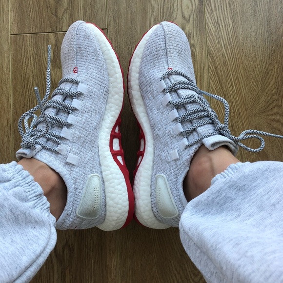 ADIDAS PUREBOOST GO “GREY RED”. - Picture 3 of 7